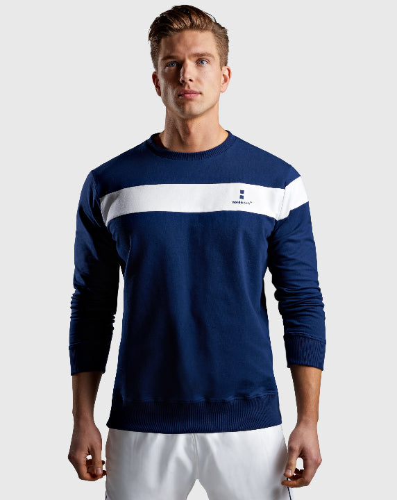 Sweater Deportivo Hombre Organic Azul
