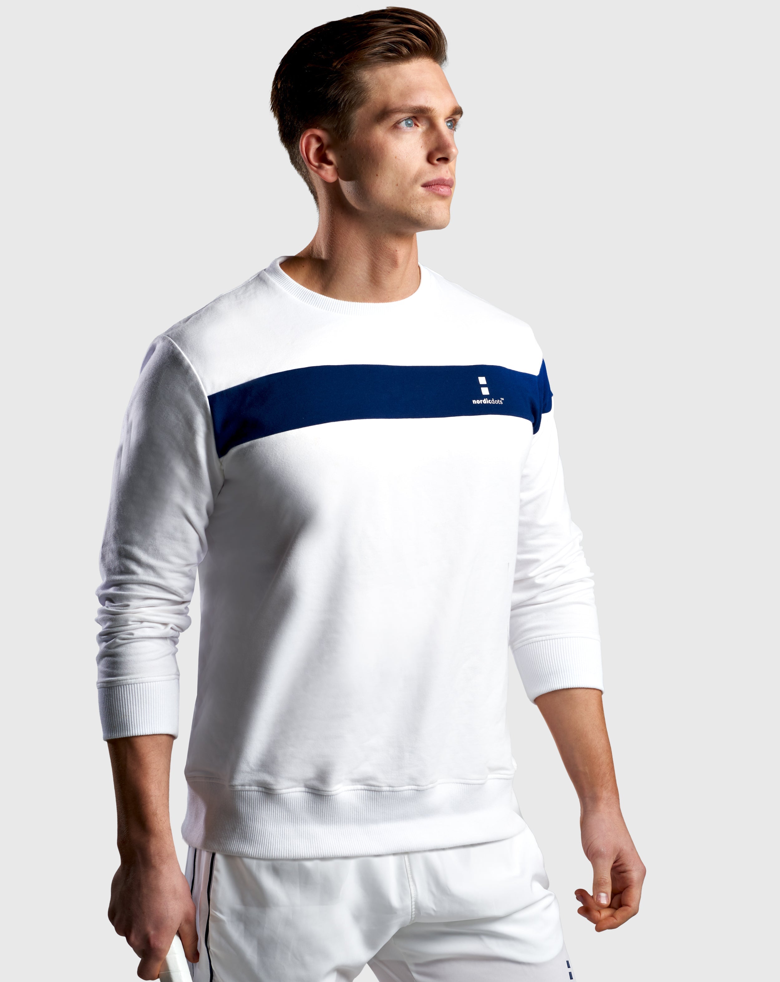 Sweater Deportivo organic - Blanco