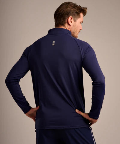 Camiseta deportiva de manga larga hombre - Azul marino