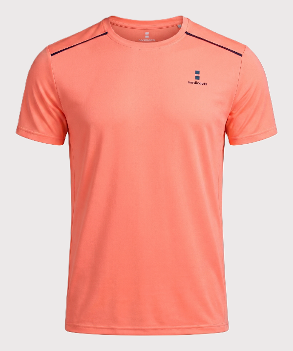 Polera Deportiva Hombre Performance Coral