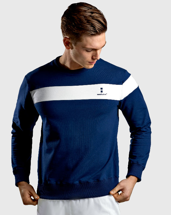 Sweater Deportivo Hombre Organic Azul